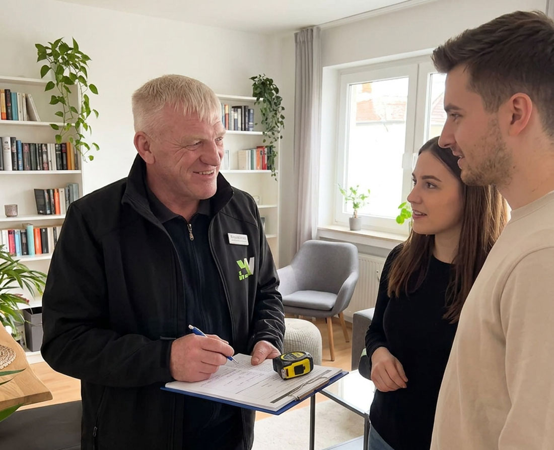 Besichtigung Wohnung vor Umzug